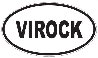 VIROCK - Oval Sticker