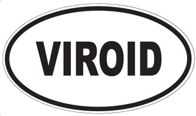 VIROID - Oval Sticker