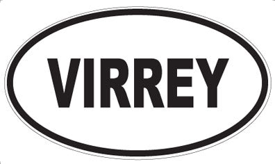 VIRREY - Oval Sticker