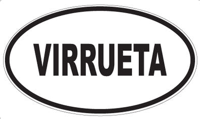 VIRRUETA - Oval Sticker