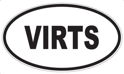 VIRTS - Oval Sticker