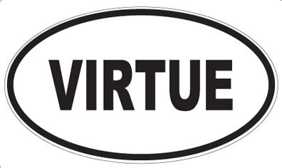 VIRTUE - Oval Magnet