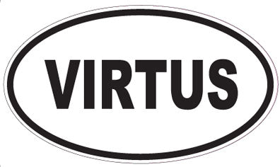 VIRTUS - Oval Sticker