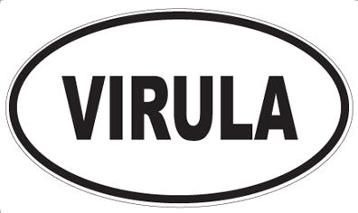 VIRULA - Oval Sticker