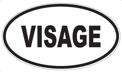 VISAGE - Oval Magnet