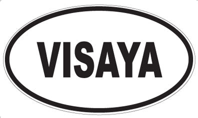 VISAYA - Oval Sticker