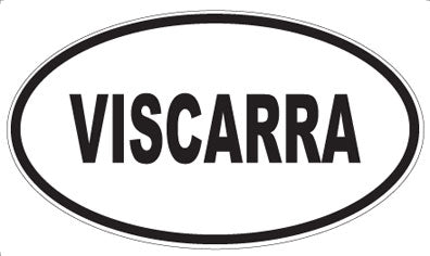 VISCARRA - Oval Sticker