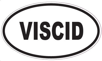 VISCID - Oval Sticker