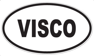 VISCO - Oval Sticker