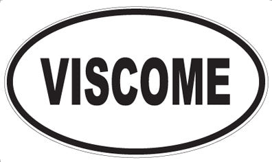 VISCOME - Oval Sticker