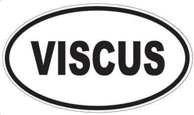 VISCUS - Oval Sticker