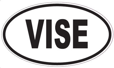 VISE - Oval Sticker