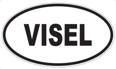 VISEL - Oval Sticker