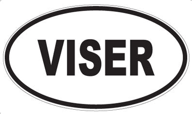 VISER - Oval Sticker
