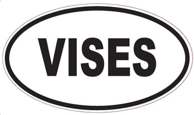 VISES - Oval Sticker
