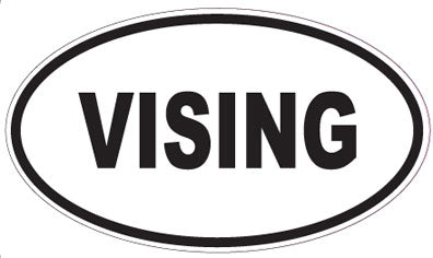 VISING - Oval Sticker