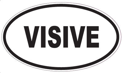 VISIVE - Oval Sticker