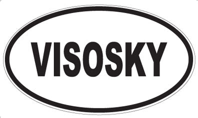 VISOSKY - Oval Sticker