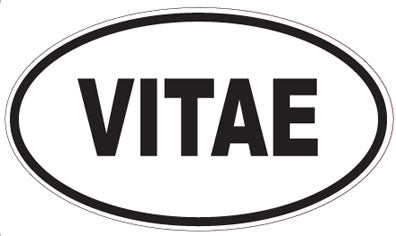 VITAE - Oval Sticker