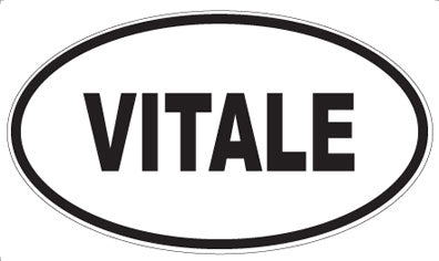 VITALE - Oval Sticker