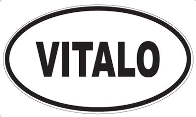 VITALO - Oval Sticker
