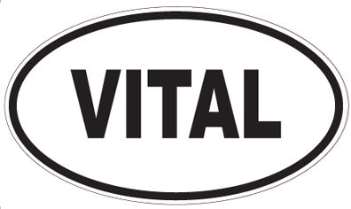 VITAL - Oval Magnet
