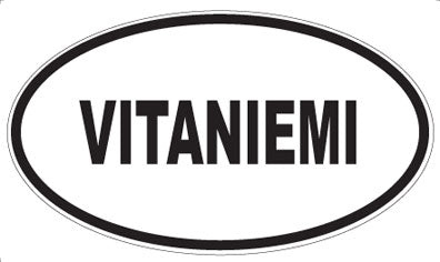 VITANIEMI - Oval Sticker