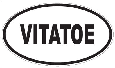 VITATOE - Oval Sticker