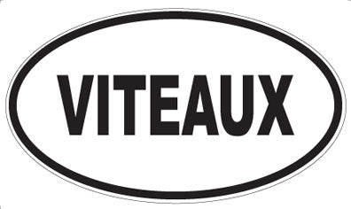 VITEAUX - Oval Sticker