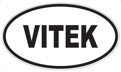 VITEK - Oval Sticker