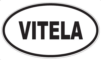 VITELA - Oval Sticker