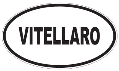 VITELLARO - Oval Sticker