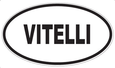 VITELLI - Oval Sticker