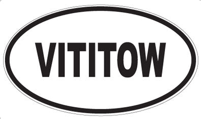 VITITOW - Oval Sticker