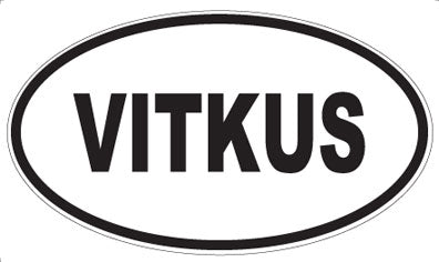 VITKUS - Oval Sticker
