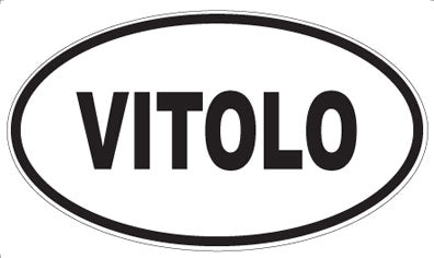 VITOLO - Oval Sticker