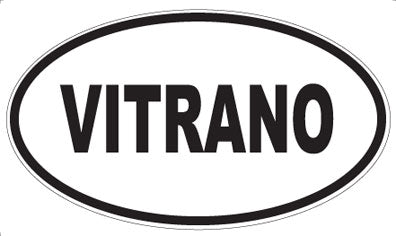 VITRANO - Oval Sticker