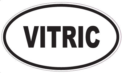 VITRIC - Oval Sticker