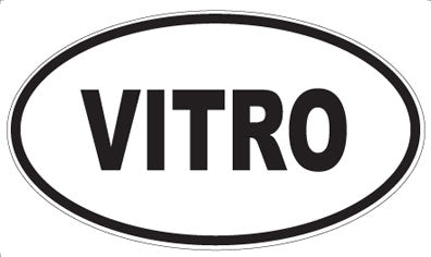 VITRO - Oval Sticker