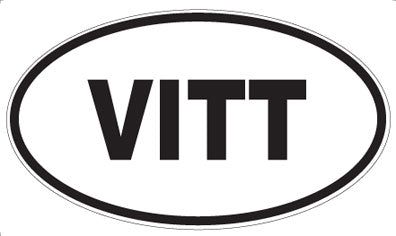 VITT - Oval Sticker