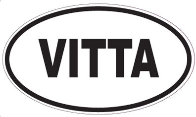 VITTA - Oval Sticker