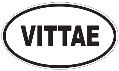 VITTAE - Oval Sticker
