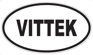 VITTEK - Oval Sticker