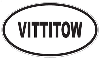 VITTITOW - Oval Sticker