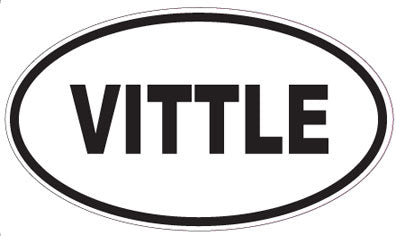 VITTLE - Oval Sticker