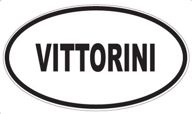 VITTORINI - Oval Sticker