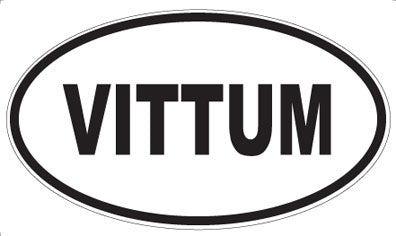 VITTUM - Oval Sticker