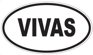 VIVAS - Oval Magnet