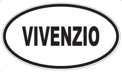 VIVENZIO - Oval Sticker