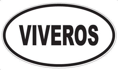 VIVEROS - Oval Sticker